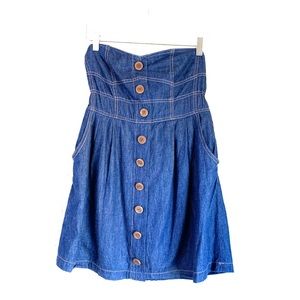 Papaya jeans halter dress
